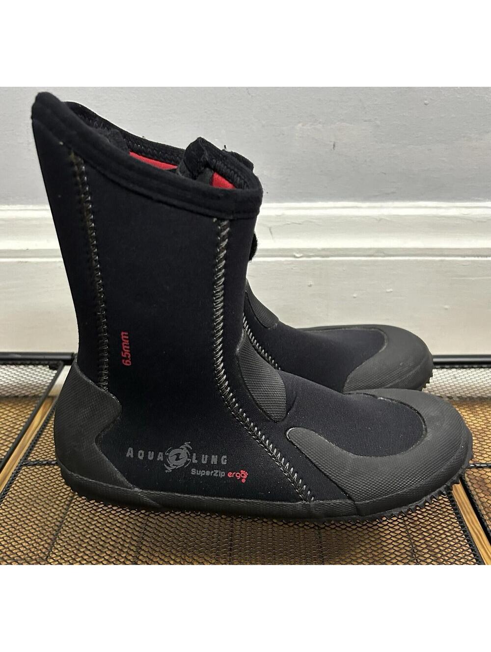 Aqua Lung Super Zip Ergo 6.5mm Boots US Size 7